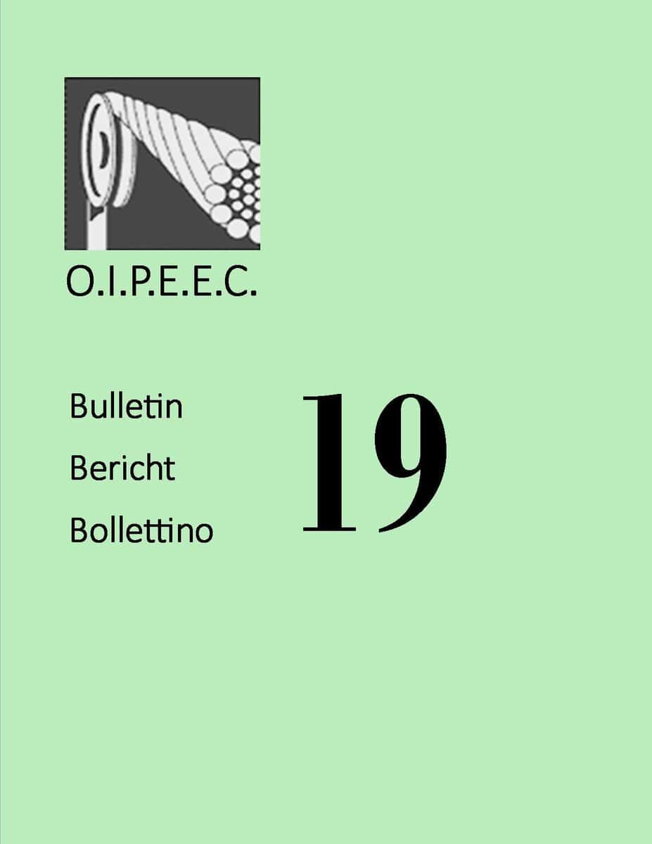 Colorful Oipeec Book Store Bulletin Cover Featuring Multilingual Issue Number 19 In Green Background With Logo.