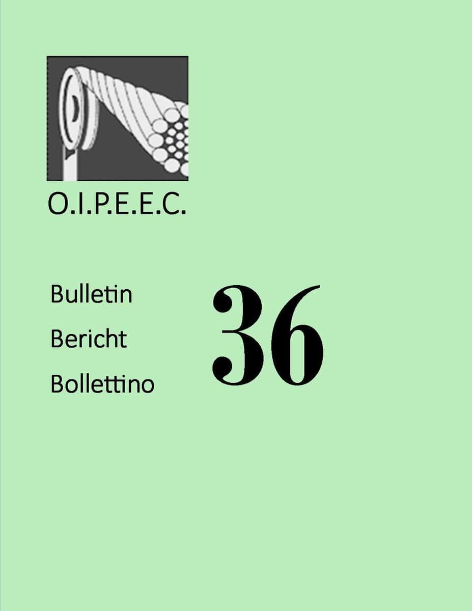 Oipeec Book Store Bulletin Cover Featuring Number 36 And Multilingual Publication Titles For Educational And Professional Reading Materials.