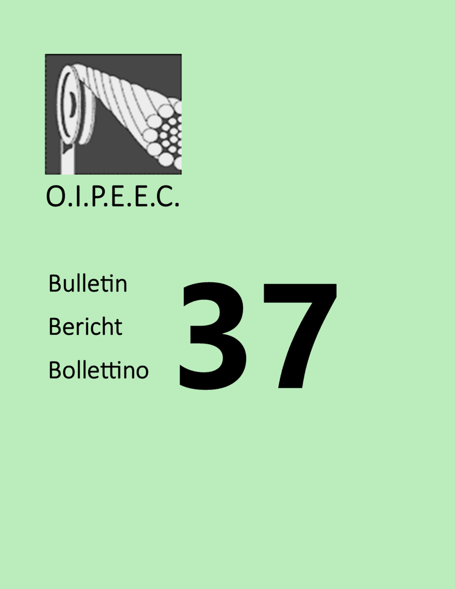 Professional Publication Bulletin Cover Featuring The Oipeec Logo, Issue Number 37, In A Green Design, Highlighting Key International Energy Efficiency Management Topics And Resources.