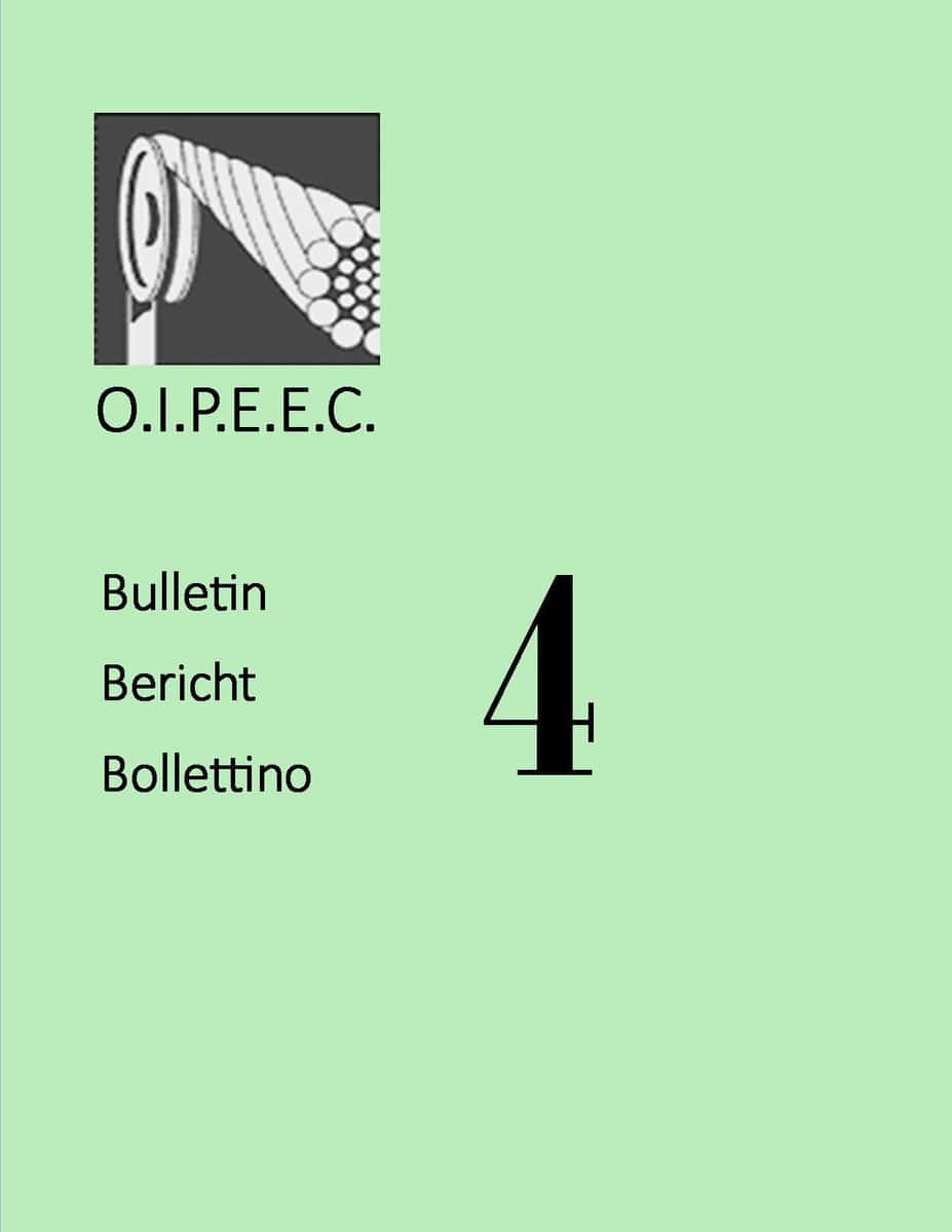 Elegant Green Cover Of Oipeec Book Store Bulletin, Featuring The Organization’s Logo, Multiple Language Titles, And A Bold Number Four, Focused On Educational Resources And Publications.
