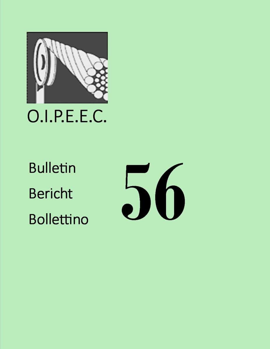 Brochure Cover Of Oipeec Book Store Bulletin 56 Featuring Magazine Title In Multiple Languages And Logo With Microphone Illustration.