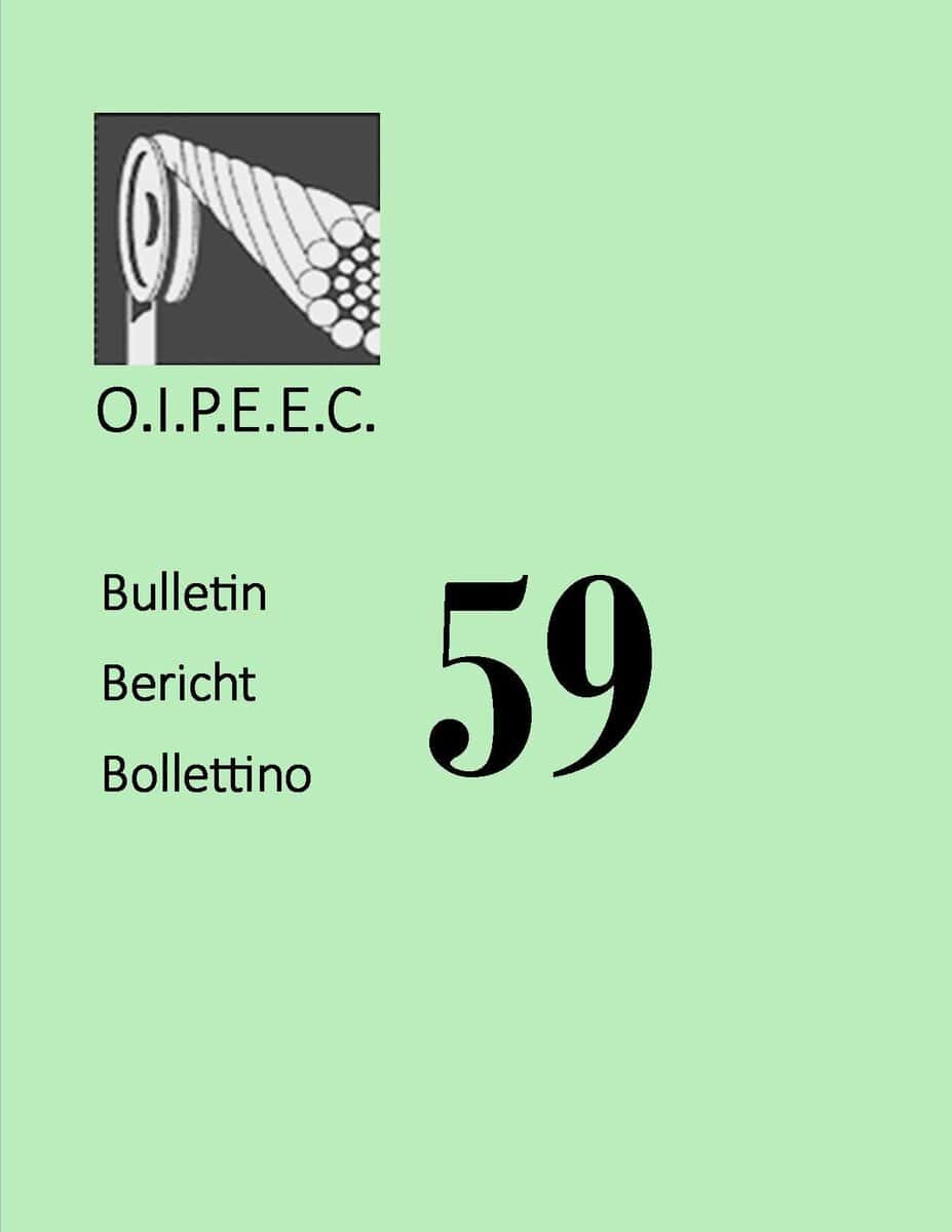 An Image Of The Oipeec Bulletin Cover, Featuring The Organization'S Logo And The Issue Number 59 On A Light Green Background, Promoting Educational Publications And Resources.