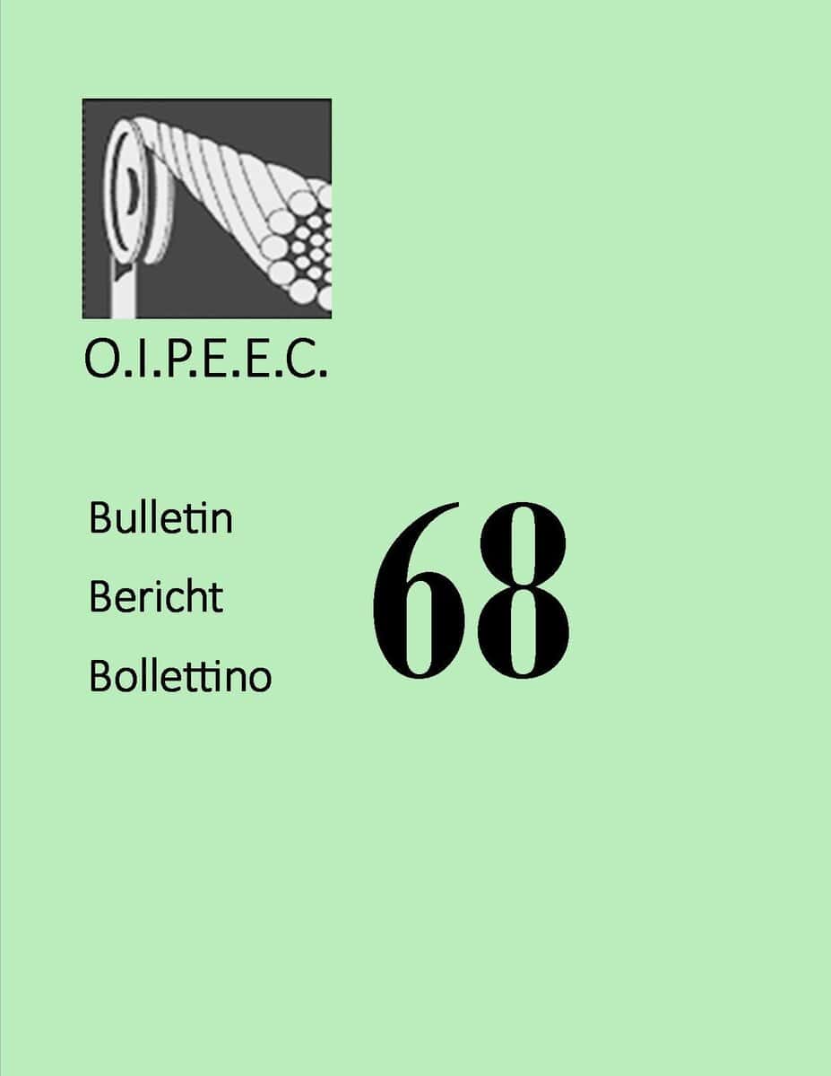 Oipeec Book Store Bulletin Cover Featuring A Green Background With Issue Number 68 And Multilingual Title.