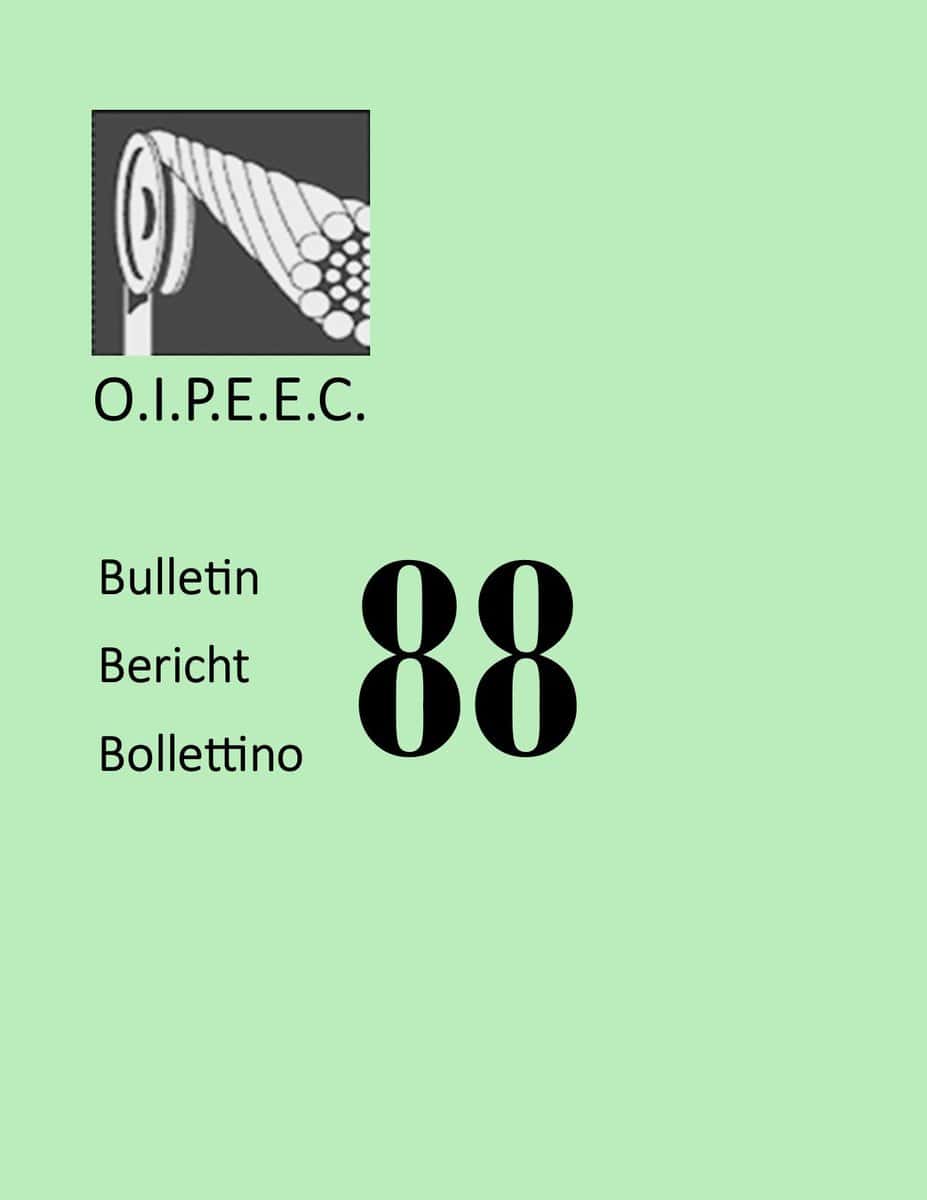 Colorful Oipeec Bulletin Cover With Issue Number 88 And Multilingual Publication Titles, Emphasizing Education And International Communication.