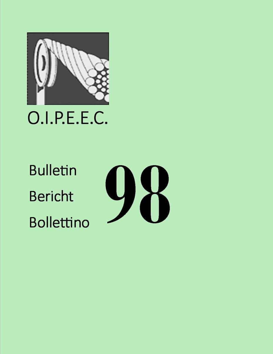 O.i.p.e.e.c. Bookstore Bulletin Cover Featuring Multilingual Issue Number 98 For Educational Publications And Resources.