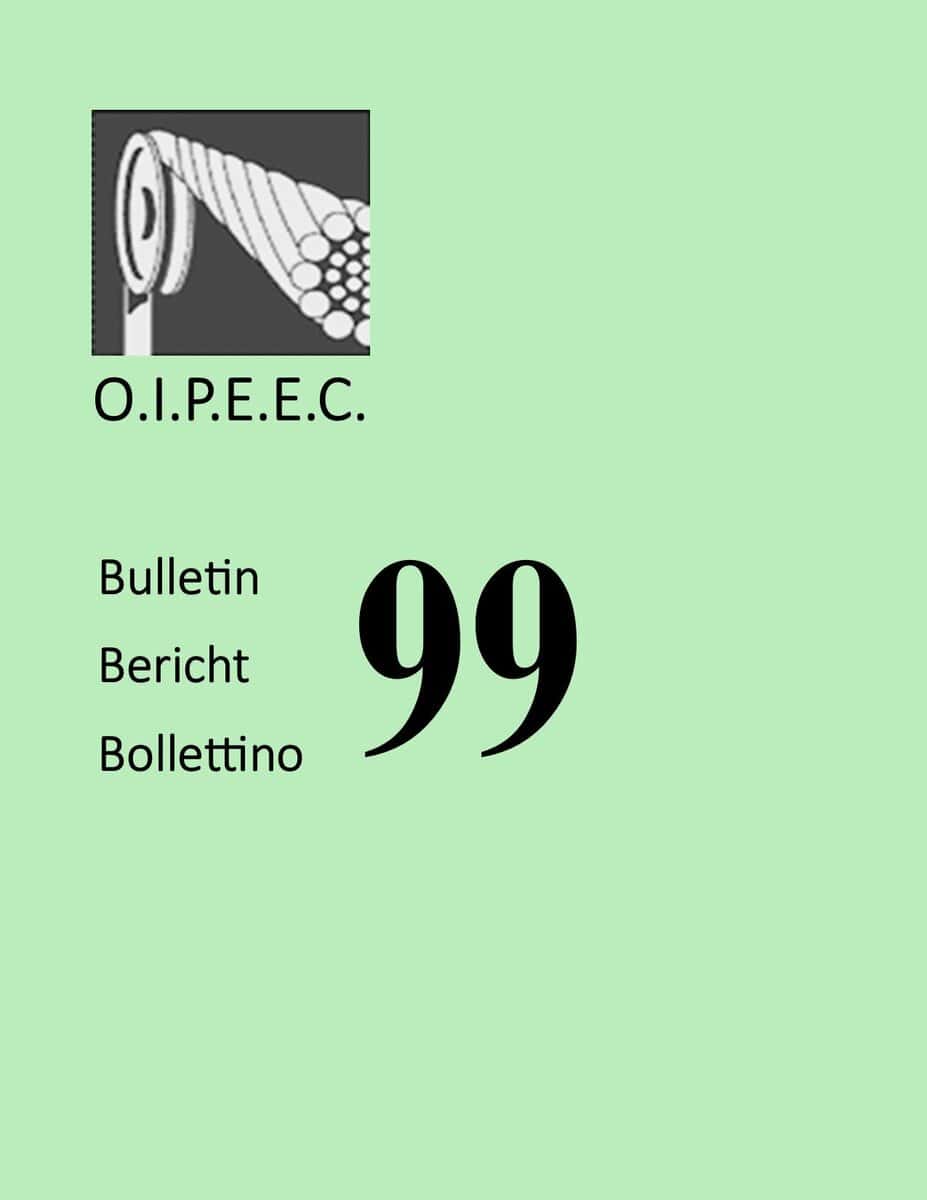 Black And White Logo Of Oipeec With A Geometric Design, On A Light Green Background.
