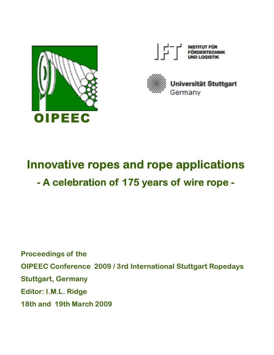 Green And White Logo Of Oipeec Emphasizing Innovative Rope And Wire Rope Applications.