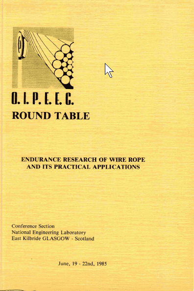 High-Quality Image Of The Oipeec Book Store Logo Promoting Wire Rope Research Books And Technical Publications For Engineers And Industry Professionals.